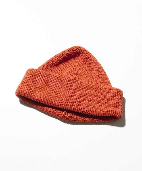 GLOSTER（グロスター）の「【GLOSTER/グロスター】JAPANMADE リブロールワッチ ニット帽 日本製 ニットキャップ（ニットキャップ/ビーニー・メンズ・ミント/ブラック/ベージュ/オフホワイト/イエロー/オレンジ・FREE）」の6枚目の写真