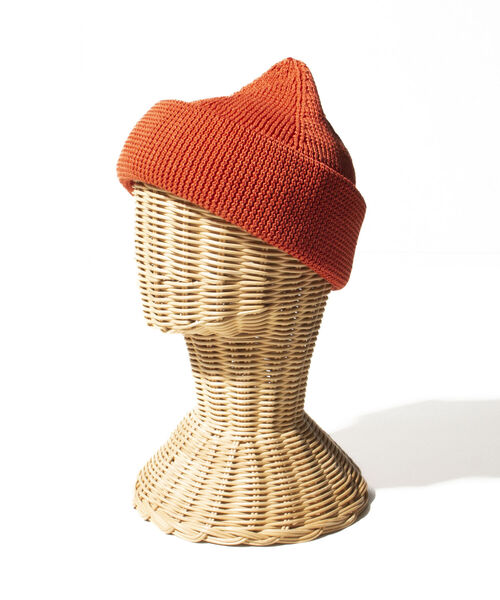 GLOSTER（グロスター）の「【GLOSTER/グロスター】JAPANMADE リブロールワッチ ニット帽 日本製 ニットキャップ（ニットキャップ/ビーニー・メンズ・ミント/ブラック/ベージュ/オフホワイト/イエロー/オレンジ・FREE）」の8枚目の写真