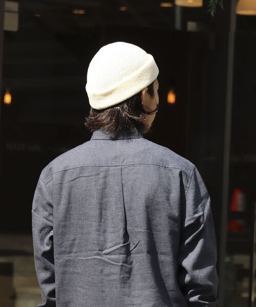 GLOSTER（グロスター）の「【GLOSTER/グロスター】JAPANMADE リブロールワッチ ニット帽 日本製 ニットキャップ（ニットキャップ/ビーニー・メンズ・ミント/ブラック/ベージュ/オフホワイト/イエロー/オレンジ・FREE）」の20枚目の写真