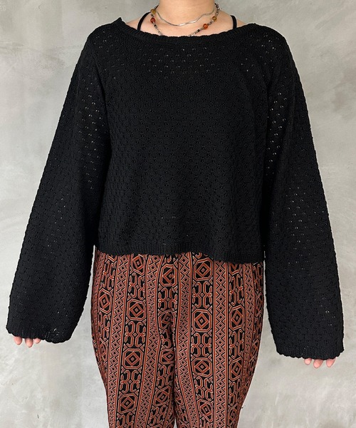 kutir（クティール）の「2wayリボンカーディガン（カーディガン/ボレロ・レディース・グリーン系その他/ブルー系その他/ブラック/オフホワイト・FREE）」の8枚目の写真