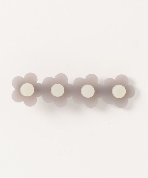 bibmilk(ビブミルク)の「BIBMILK 4MINI FLOWER CLIP(バレッタ/ヘアクリップ・キッズ・グレー/ライトブルー/アイボリー/ブラック/ラベンダー/コーラルピンク/フューシャピンク/マスタード・ONE SIZE)」の4枚目の写真