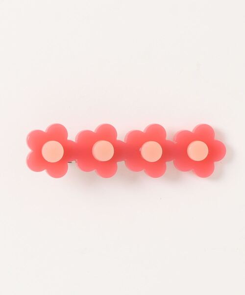 bibmilk(ビブミルク)の「BIBMILK 4MINI FLOWER CLIP(バレッタ/ヘアクリップ・キッズ・グレー/ライトブルー/アイボリー/ブラック/ラベンダー/コーラルピンク/フューシャピンク/マスタード・ONE SIZE)」の7枚目の写真