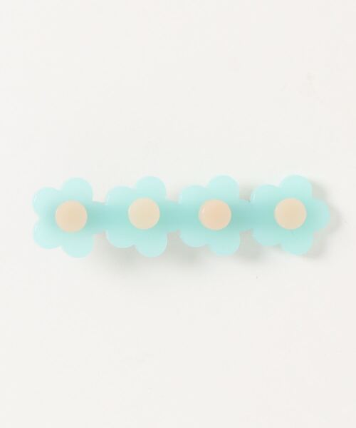 bibmilk(ビブミルク)の「BIBMILK 4MINI FLOWER CLIP(バレッタ/ヘアクリップ・キッズ・グレー/ライトブルー/アイボリー/ブラック/ラベンダー/コーラルピンク/フューシャピンク/マスタード・ONE SIZE)」の5枚目の写真