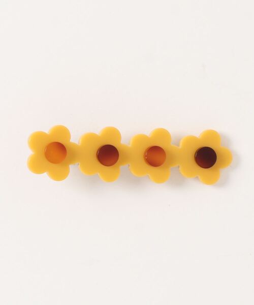 bibmilk(ビブミルク)の「BIBMILK 4MINI FLOWER CLIP(バレッタ/ヘアクリップ・キッズ・グレー/ライトブルー/アイボリー/ブラック/ラベンダー/コーラルピンク/フューシャピンク/マスタード・ONE SIZE)」の1枚目の写真