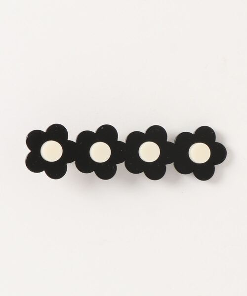 bibmilk(ビブミルク)の「BIBMILK 4MINI FLOWER CLIP(バレッタ/ヘアクリップ・キッズ・グレー/ライトブルー/アイボリー/ブラック/ラベンダー/コーラルピンク/フューシャピンク/マスタード・ONE SIZE)」の3枚目の写真