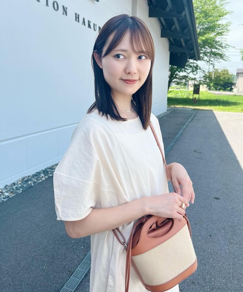 ROOPTOKYO(ループトウキョウ)の「ランタンボリュームスリーブロングワンピース(ワンピース・レディース・ベージュ/ネイビー/ピンク/ブルー・FREE)」の7枚目の写真