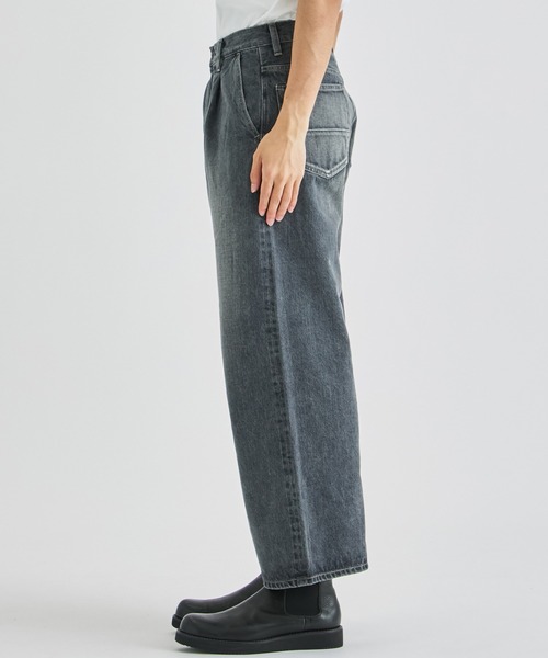 superNova./スーパーノヴァ】Selvedge wide jeans - Vintage wash