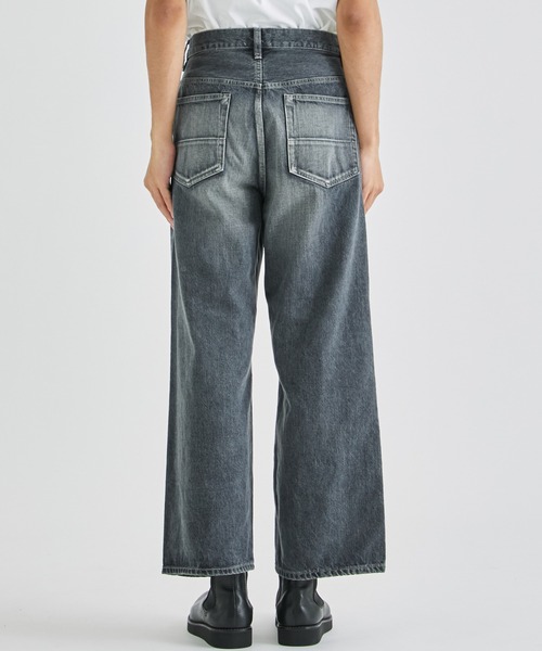 superNova.（スーパーノヴァ）の「【superNova./スーパーノヴァ】Selvedge wide jeans - Vintage wash（デニムパンツ・メンズ・ブラック/ブルー・X-SMALL/SMALL）」の6枚目の写真