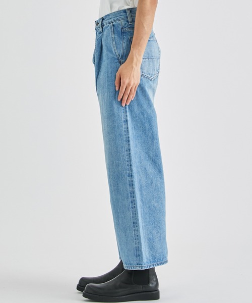 superNova.（スーパーノヴァ）の「【superNova./スーパーノヴァ】Selvedge wide jeans - Vintage wash（デニムパンツ・メンズ・ブラック/ブルー・X-SMALL/SMALL）」の13枚目の写真