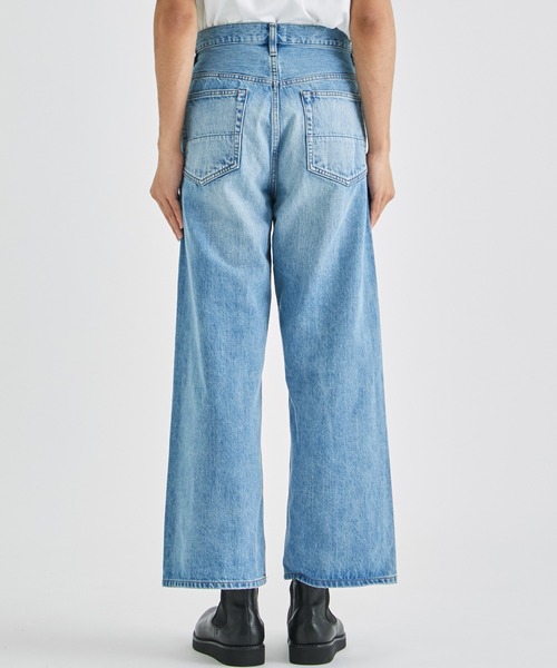 superNova.（スーパーノヴァ）の「【superNova./スーパーノヴァ】Selvedge wide jeans - Vintage wash（デニムパンツ・メンズ・ブラック/ブルー・X-SMALL/SMALL）」の14枚目の写真