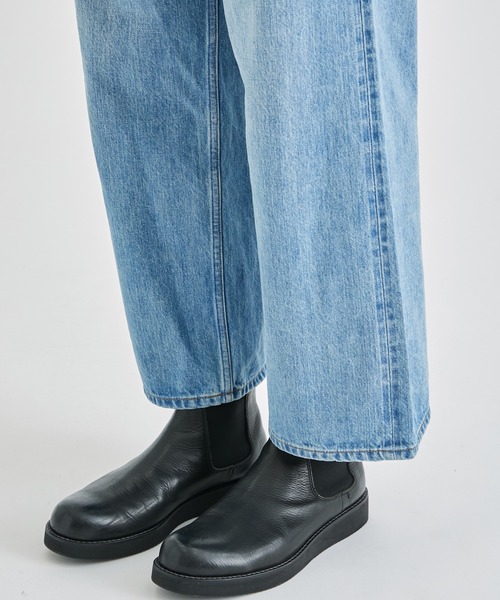 superNova.（スーパーノヴァ）の「【superNova./スーパーノヴァ】Selvedge wide jeans - Vintage wash（デニムパンツ・メンズ・ブラック/ブルー・X-SMALL/SMALL）」の17枚目の写真