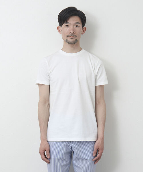 NOLLEY'S goodman（ノーリーズグッドマン）の「吸水速乾サランP Vネックカーディガン（※半袖Ｔシャツ付き）（カーディガン/ボレロ・メンズ・ネイビー/ライトグレー/チャコールグレー/オリーブ・L/M）」の12枚目の写真