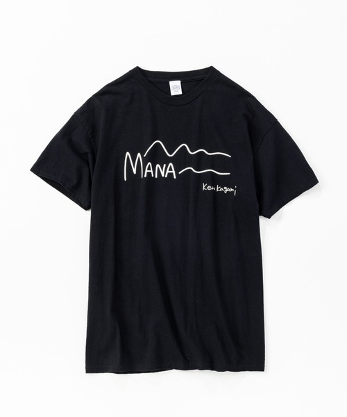KEN KAGAMI（ケン　カガミ）の「Ken Kagami×MANASTASH/コラボTシャツ/KEN'S TEE MST LOGO（Tシャツ/カットソー・メンズ・ブラック/ホワイト・M/XL/L）」の2枚目の写真