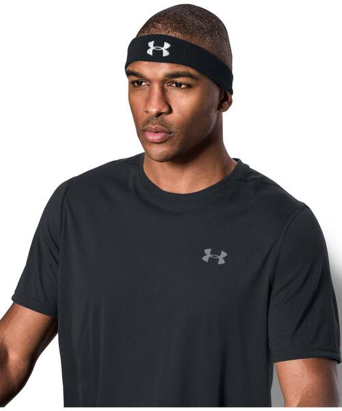 UNDER ARMOUR（アンダーアーマー）の「UAパフォーマンス ヘッドバンド（トレーニング/メンズ）（ヘアバンド・メンズ・ブラック・ONESIZE）」の3枚目の写真