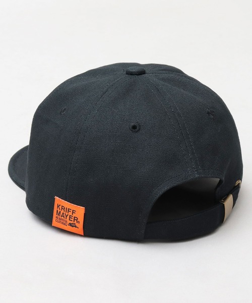 KRIFF MAYER（クリフメイヤー）の「ダックキャンバス ショートバイザー アンパイアキャップ A.M.S.別注モデル（キャップ・メンズ・ブラック/ネイビー/ブラウン・FREE）」の14枚目の写真