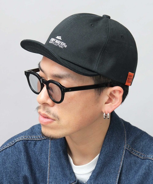 KRIFF MAYER（クリフメイヤー）の「ダックキャンバス ショートバイザー アンパイアキャップ A.M.S.別注モデル（キャップ・メンズ・ブラック/ネイビー/ブラウン・FREE）」の4枚目の写真