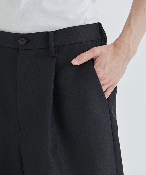 STUDIOUS（ステュディオス）の「【WEB限定】EASY CHINO SHORT PANTS（スラックス・メンズ・ブラック/ベージュ/ダークグレー・1/2）」の10枚目の写真