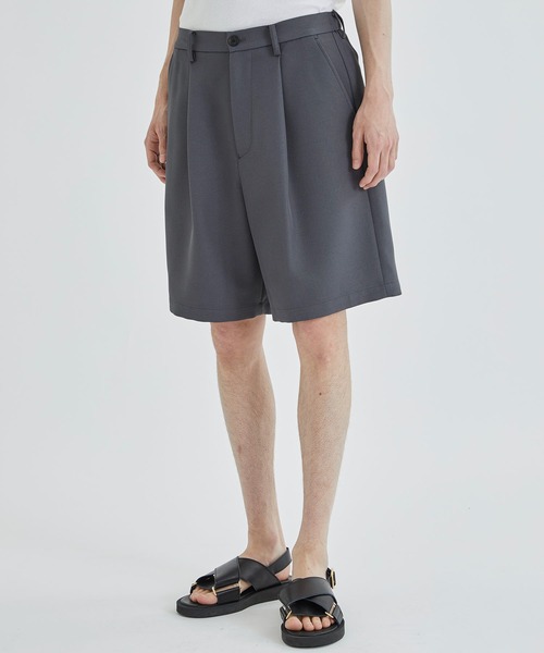 STUDIOUS（ステュディオス）の「【WEB限定】EASY CHINO SHORT PANTS（スラックス・メンズ・ブラック/ベージュ/ダークグレー・1/2）」の15枚目の写真