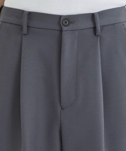 STUDIOUS（ステュディオス）の「【WEB限定】EASY CHINO SHORT PANTS（スラックス・メンズ・ブラック/ベージュ/ダークグレー・1/2）」の18枚目の写真