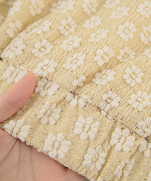 titivate(ティティベイト)の「フラワージャガードレーススカート(スカート・レディース・ベージュ/ブラック・S/M/L)」の17枚目の写真