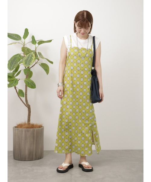 Lugnoncure（ルノンキュール）の「ノースリTシャツ（Tシャツ/カットソー・レディース・ピンク/オフホワイト/ブラック・F）」の5枚目の写真