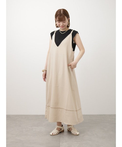 Lugnoncure（ルノンキュール）の「ノースリTシャツ（Tシャツ/カットソー・レディース・ピンク/オフホワイト/ブラック・F）」の13枚目の写真