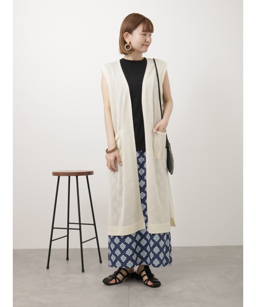 Lugnoncure（ルノンキュール）の「ノースリTシャツ（Tシャツ/カットソー・レディース・ピンク/オフホワイト/ブラック・F）」の17枚目の写真