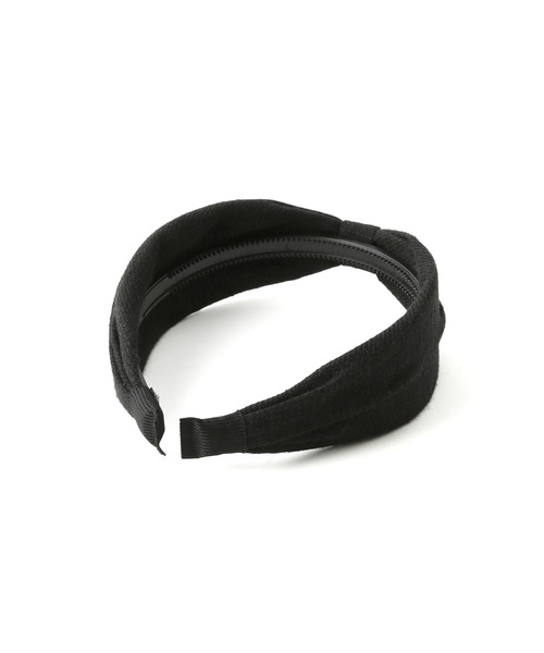 ROPE' PICNIC（ロペピクニック）の「綿麻リボンカチューシャ（カチューシャ・レディース・ブラック/ベージュ・FREE）」の5枚目の写真