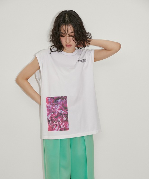 ADAM ET ROPE'(アダムエロペ)の「【The New York Botanical Garden for ADAM ET ROPE'】NYBG PHOTO TEE(Tシャツ/カットソー・レディース・ホワイト/ホワイト系その他・FREE)」の1枚目の写真