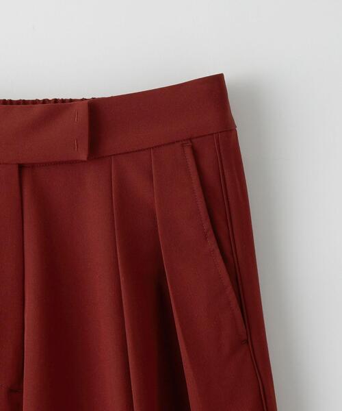 CITEN（シテン）の「＜CITEN＞2タック ワイド スラックス（スラックス・レディース・ブラック/レッド・XS/S/M）」の12枚目の写真