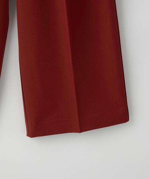 CITEN（シテン）の「＜CITEN＞2タック ワイド スラックス（スラックス・レディース・ブラック/レッド・XS/S/M）」の20枚目の写真