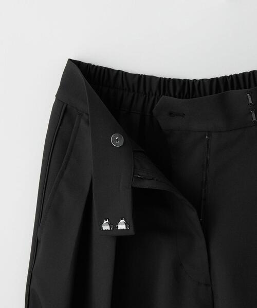 CITEN（シテン）の「＜CITEN＞2タック ワイド スラックス（スラックス・レディース・ブラック/レッド・XS/S/M）」の15枚目の写真