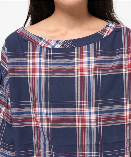 Kastane（カスタネ）の「【Kastane】チェックプルオーバーシャツ（シャツ/ブラウス・レディース・ブルー/イエロー・FREE）」の10枚目の写真