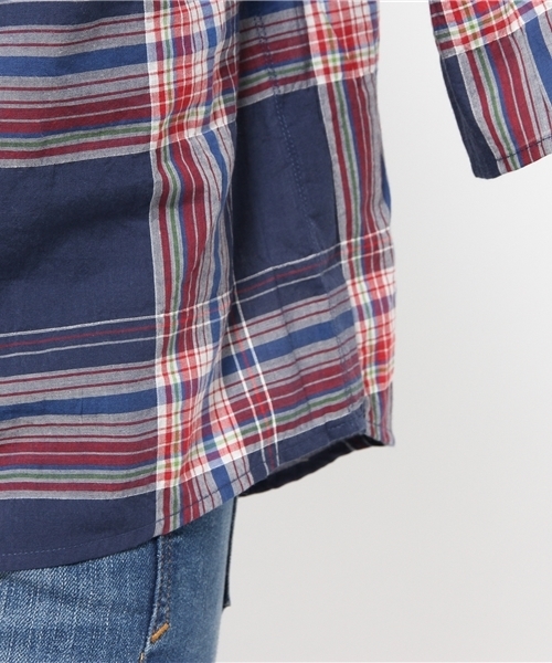 Kastane（カスタネ）の「【Kastane】チェックプルオーバーシャツ（シャツ/ブラウス・レディース・ブルー/イエロー・FREE）」の4枚目の写真