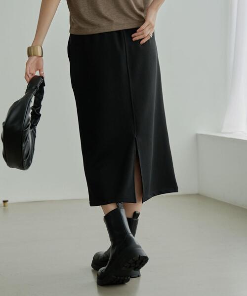 coen（コーエン）の「カルゼIラインスカート（スカート・レディース・モカ/ブラック・M/L）」の10枚目の写真