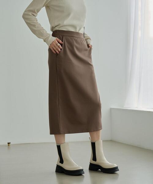coen（コーエン）の「カルゼIラインスカート（スカート・レディース・モカ/ブラック・M/L）」の14枚目の写真