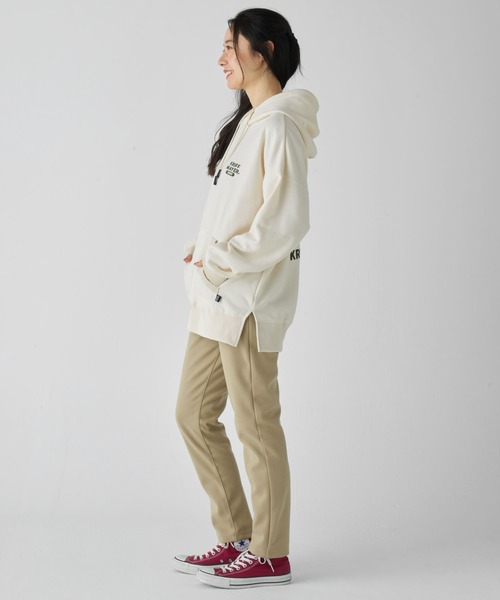 KRIFF MAYER Lady's Collection(クリフメイヤーレディースコレクション)の「キャンプラビット裏起毛ゆるPK(パーカー・レディース・チャコール/カラフル/ナチュラル/オレンジ/グレー・LARGE/MEDIUM)」の12枚目の写真