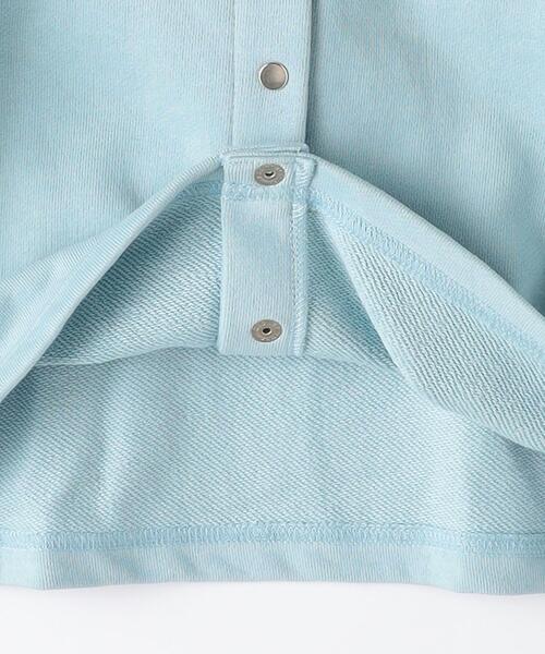 green label relaxing（グリーンレーベルリラクシング）の「【WEB限定】TJ 裏毛 カーディガン 100cm-130cm（カーディガン/ボレロ・キッズ・ライトブルー/ブラック/ベージュ・100cm/130cm/110cm/120cm）」の8枚目の写真