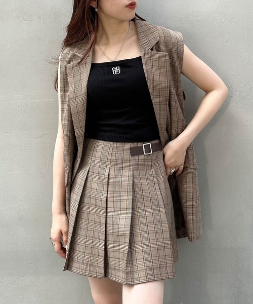 INGNI（イング）の「Backオープンベスト(セットアップ対応)（ベスト・レディース・ブラック/グレー/ブラウン系その他2・M）」の17枚目の写真