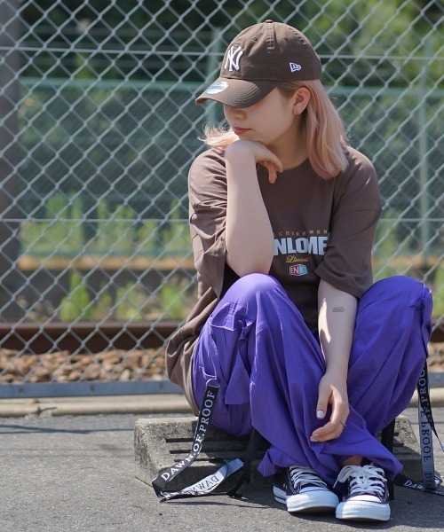 Auntie Rosa(アンティローザ)の「ルーズフィットウルトラライトストレッチカーゴパンツ(カーゴパンツ・レディース・ライトピンク/エメラルド/スカイブルー/パープル/ブルー・XX-LARGE/X-LARGE)」の10枚目の写真