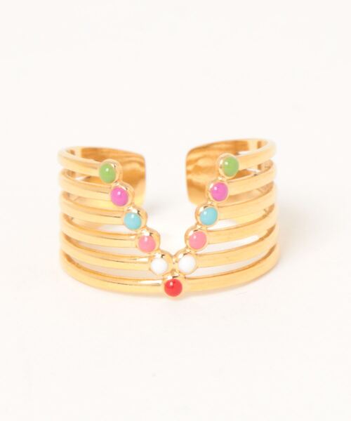 tone(トーン)の「【kocea】ステンレスリング/COLORFUL 金属アレルギー対応アクセサリー(MA)(リング・レディース・C/D/E/F/A/B/G・FREE)」の11枚目の写真