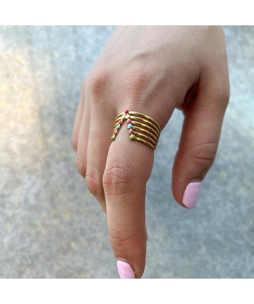 tone(トーン)の「【kocea】ステンレスリング/COLORFUL 金属アレルギー対応アクセサリー(MA)(リング・レディース・C/D/E/F/A/B/G・FREE)」の21枚目の写真