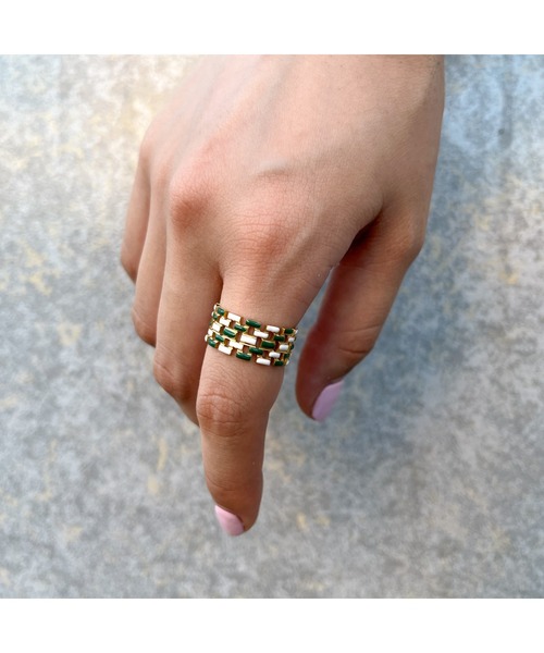 tone(トーン)の「【kocea】ステンレスリング/COLORFUL 金属アレルギー対応アクセサリー(MA)(リング・レディース・C/D/E/F/A/B/G・FREE)」の16枚目の写真