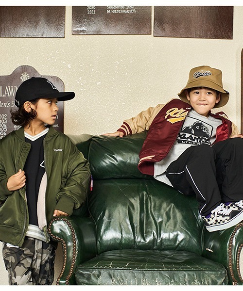 XLARGE KIDS（エクストララージキッズ）の「ペナントロゴハット（ハット・キッズ・ブラック/ベージュ/ネイビー・S(48-52cm)/M(52-56cm)）」の14枚目の写真
