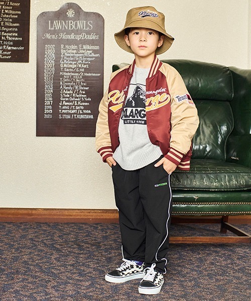 XLARGE KIDS（エクストララージキッズ）の「ペナントロゴハット（ハット・キッズ・ブラック/ベージュ/ネイビー・S(48-52cm)/M(52-56cm)）」の13枚目の写真