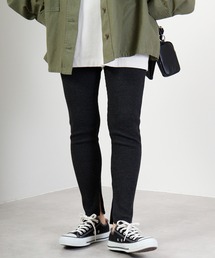 A.N.L（エーエヌエル　レーベル）の「A.N.L リブスリットレギンス（レギンス/スパッツ）」