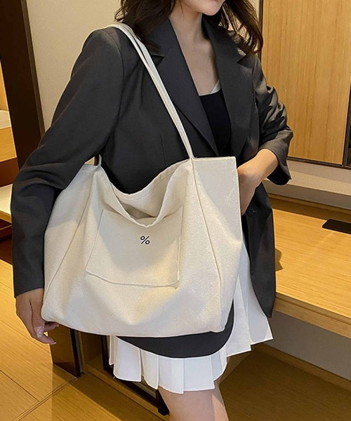 NANEA(ナネア)の「キャンバストートバッグ(トートバッグ・レディース・ホワイト/ブラック・フリー)」の19枚目の写真