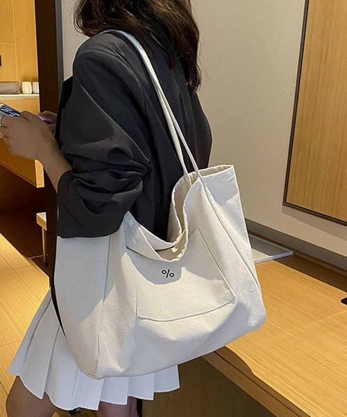 NANEA(ナネア)の「キャンバストートバッグ(トートバッグ・レディース・ホワイト/ブラック・フリー)」の18枚目の写真