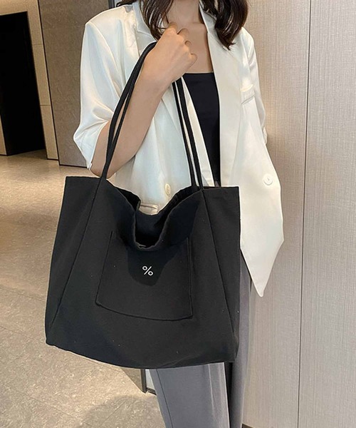 NANEA(ナネア)の「キャンバストートバッグ(トートバッグ・レディース・ホワイト/ブラック・フリー)」の21枚目の写真