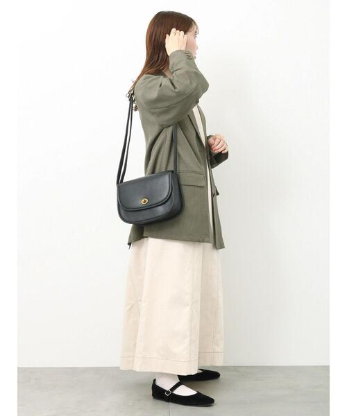 ehka sopo（エヘカソポ）の「テーラードジャケット（ノーカラージャケット・レディース・ベージュ/ブラウン/カーキ・F）」の21枚目の写真